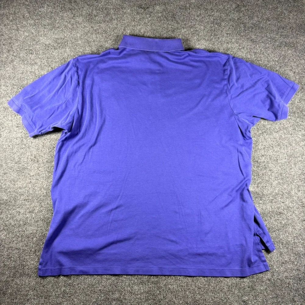 Polo Ralph Lauren Mens 2XLT Purple Pima Soft Touch Cotton Polo Shirt Tall